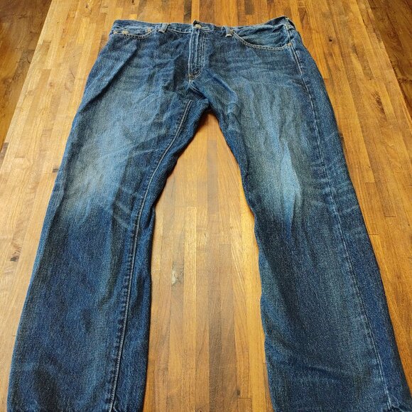 Polo Ralph Lauren Men's 36x32 Blue Jeans Hampton Relaxed Straight Denim Jeans - Picture 1 of 13
